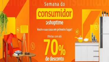 Semana do Consumidor na Shoptime com até 70% de descontos e frete grátis
