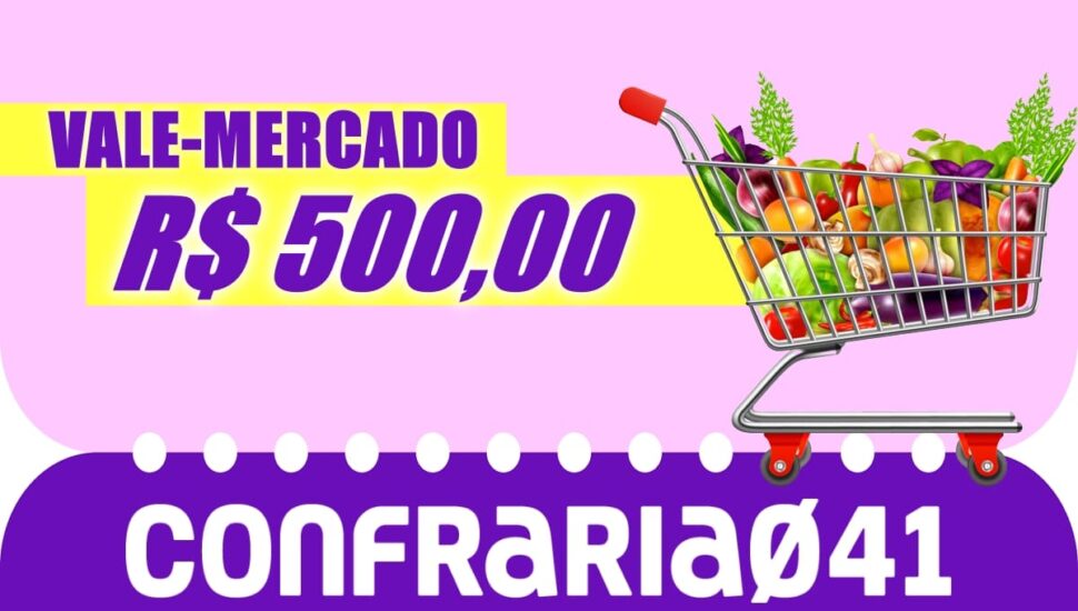 Sorteio de um vale-mercado de R$ 500 em Curitiba? Veja como participar!