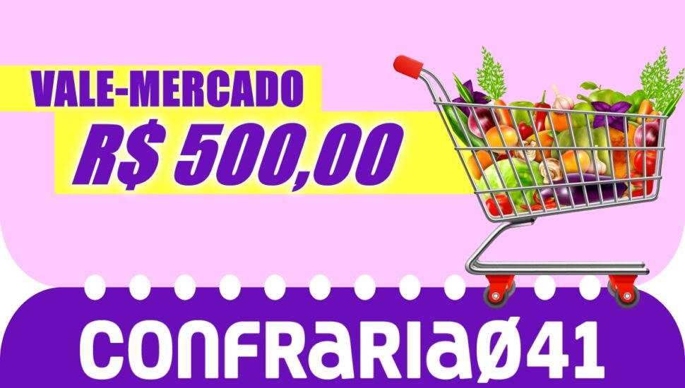 Últimas horas para participar da Confraria041 e concorrer ao vale-mercado de R$ 500