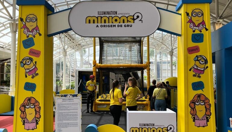 Shopping de Curitiba inaugura Parque dos Minions