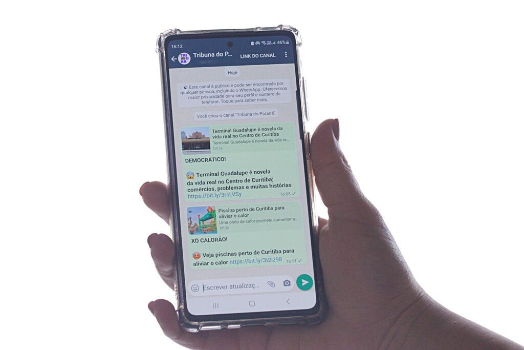 Tribuna ganha canal no WhatsApp; veja como criar o seu