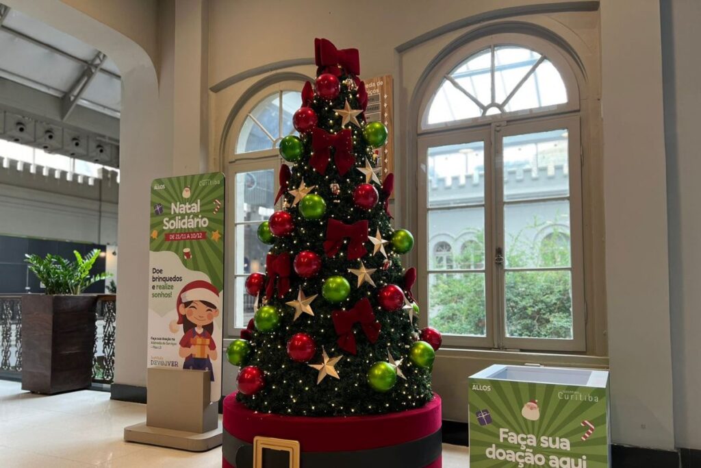 Shopping de Curitiba realiza Natal Solidário para apoiar crianças da vizinhança