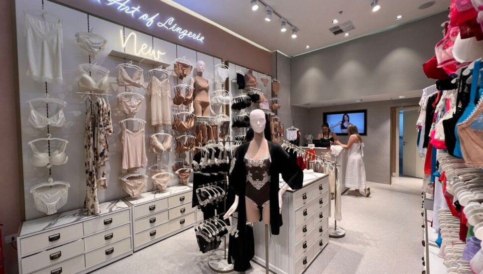 Grife italiana de lingerie inaugura loja em Shopping de Curitiba
