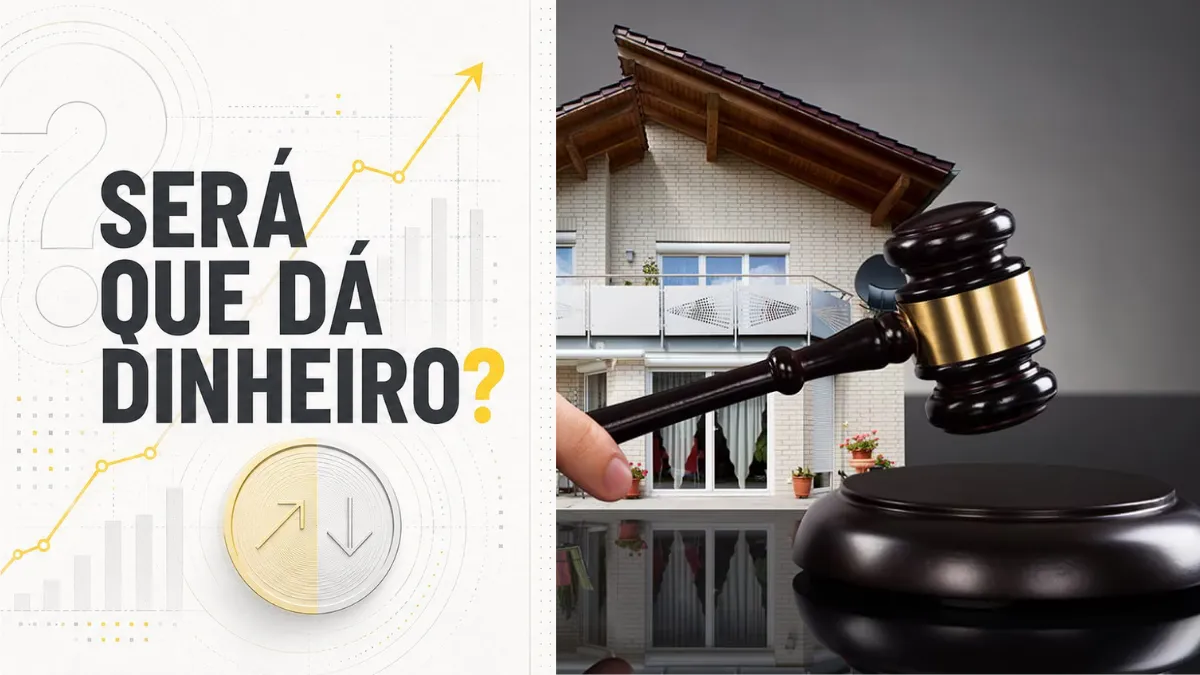 Imóvel de leilão: oportunidade ou armadilha. Será que dá dinheiro?