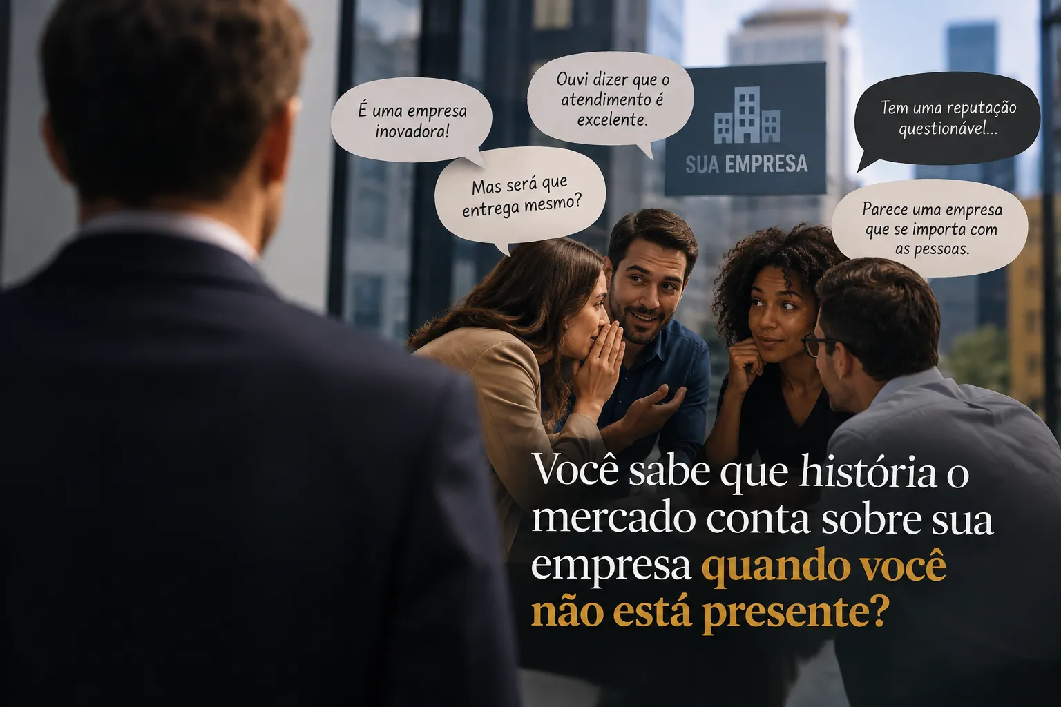 Você sabe que história o mercado conta sobre sua empresa quando você não está presente?