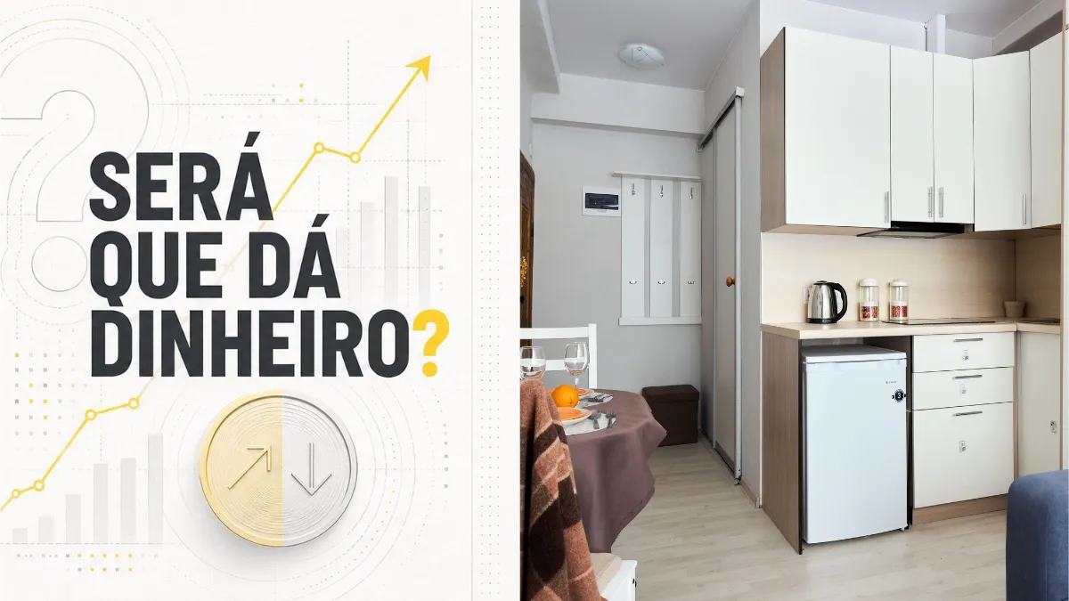 Comprar studios para colocar em locação: será que dá dinheiro?