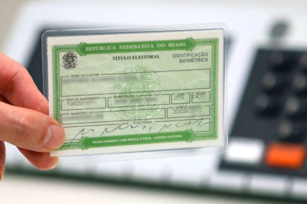 Título de eleitor e urna eletrônica