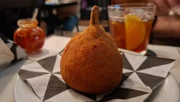 Coxinha-creme do Consulado Central, em Curitiba.