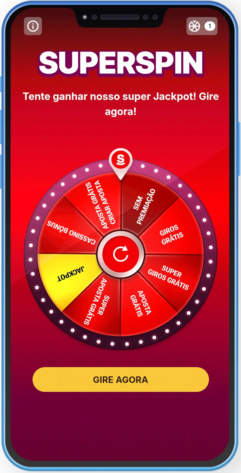 Página do promoção ilimitada SuperSpin na Superbet