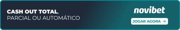 Cash out total, parcial ou automático na Novibet
