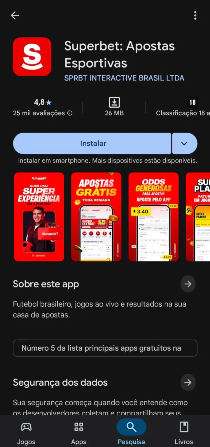 como usar o código de indicação da Superbet pelo app