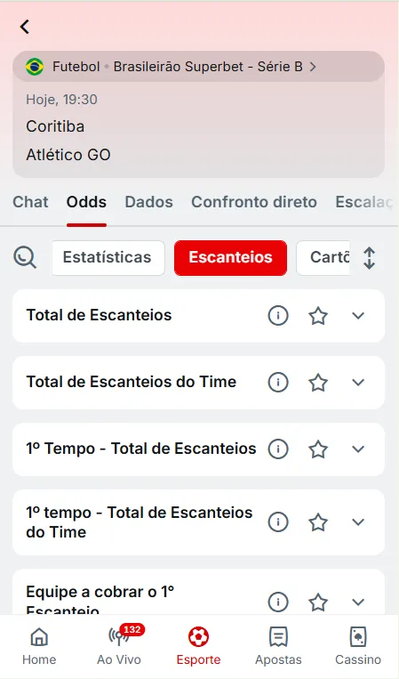 Cantos na Superbet
