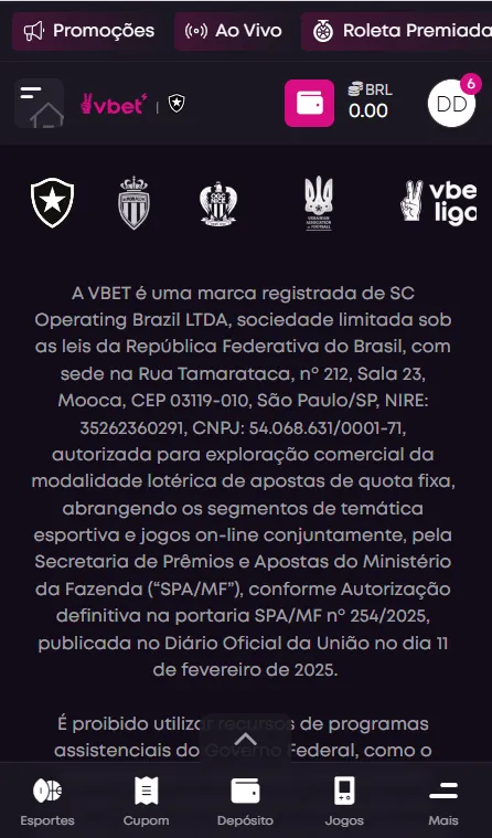 Vbet é confiável e legalizada