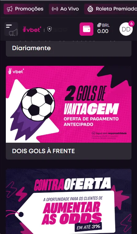 Pagamento antecipado da Vbet é confiável
