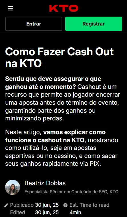 Tutorial cashout KTO