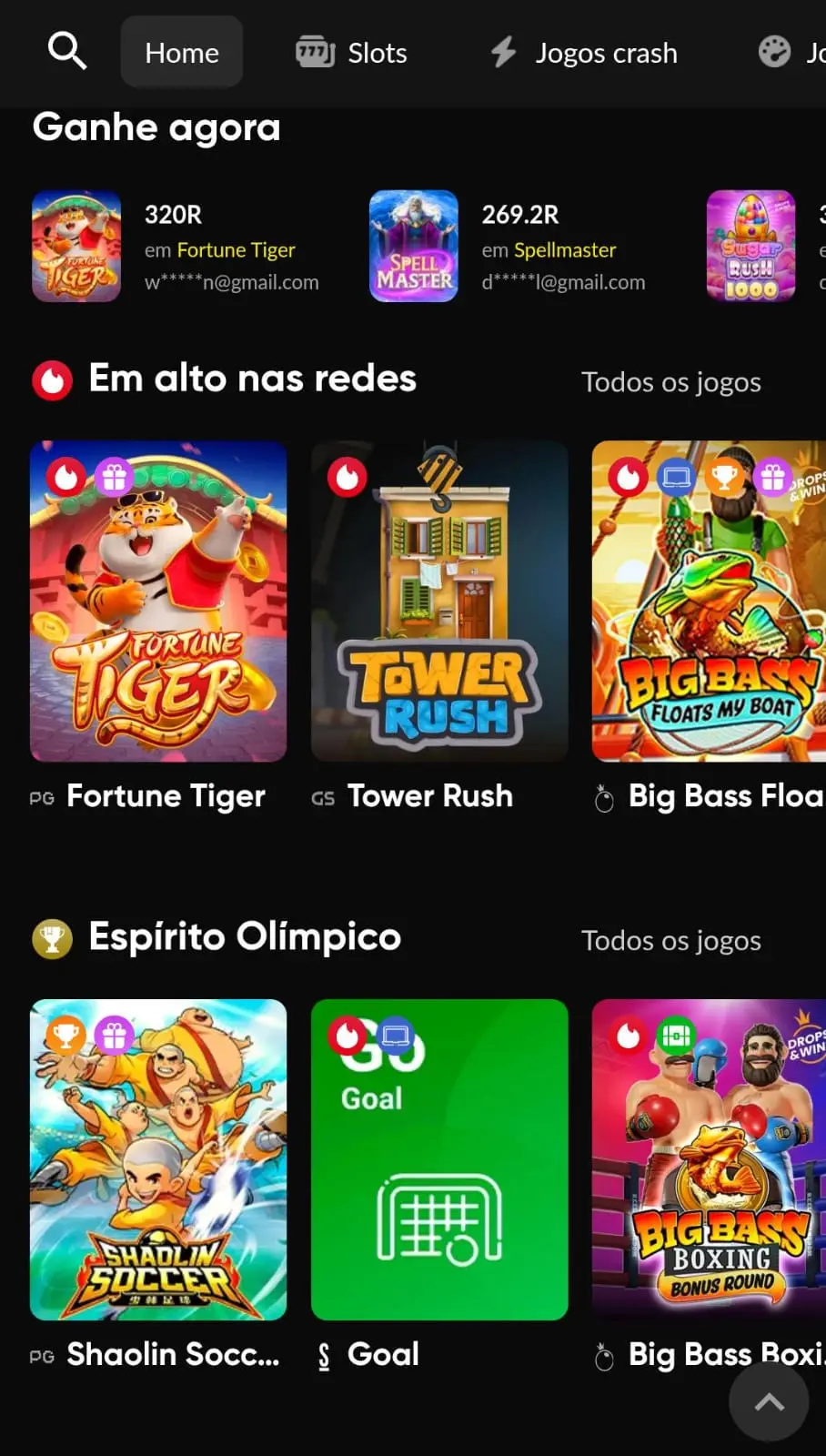 Captura de tela do cassino BetBoom.