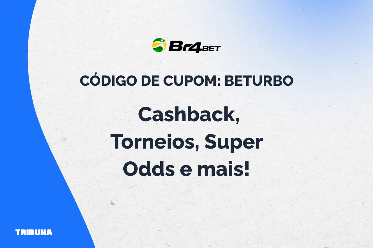 Código de cupom Br4bet: Digite BETURBO em julho