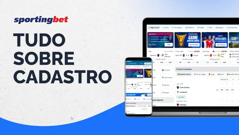 Como fazer o cadastro na Sportingbet